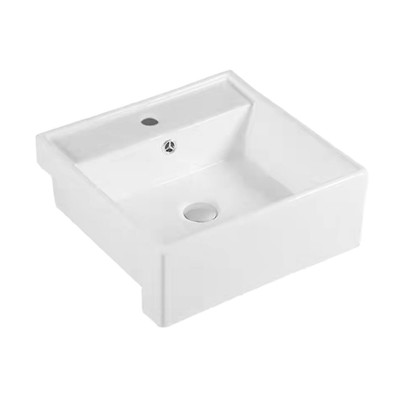 S1170A Semi-Recessed Basin with Overflow W410*W410*H150