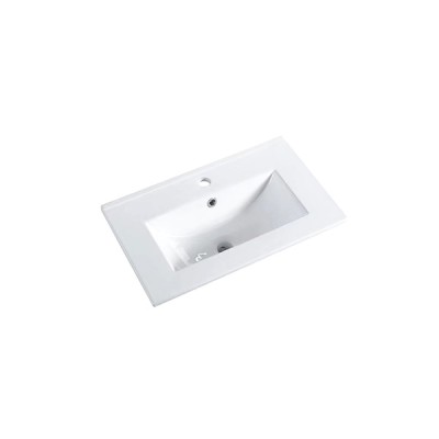S300750 Ceramic Basin 500mm with Overflow, Narrow W510*D365*H170