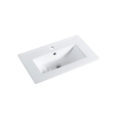 S300760 Ceramic Basin 600mm with Overflow, Narrow W610*D365*H170