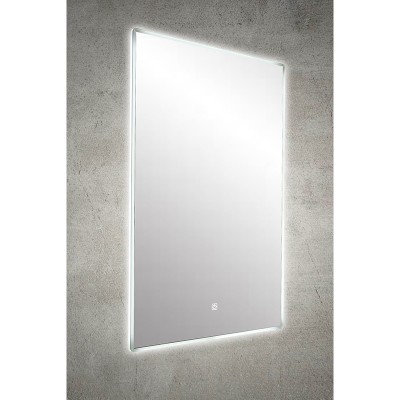 RBLM-750DE-AC Rectangle LED Mirror with Demister and Frosted Acrylic Edge